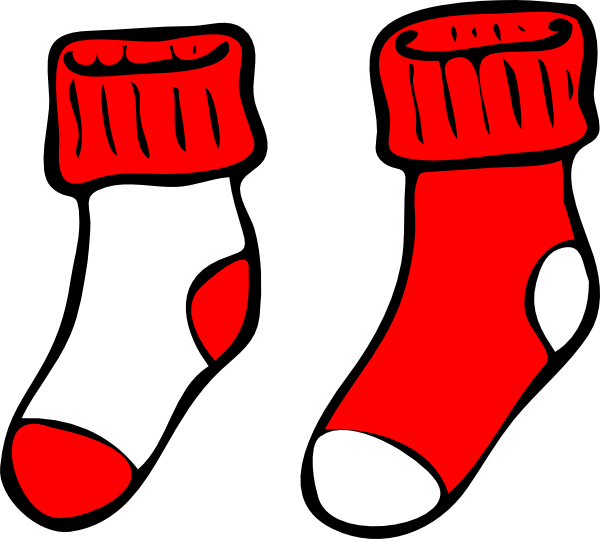 White Socks Clip Art N2 free image download