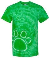 green t-shirt with white spots as a picture for clipart