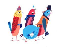 cartoon bird drawing