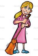 Cartoon Cleaning Clip Art N19