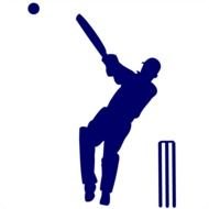 Cricket Players drawing
