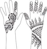 hand drawn with tattoos