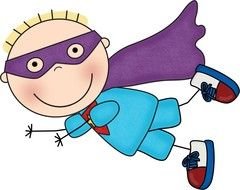 Superhero as a Clip Art