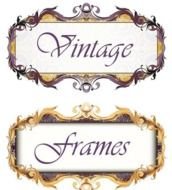 Vintage Frame Vector N4