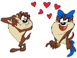 Tasmanian Devil Cartoon as a graphic illustration