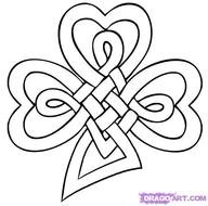 How To Draw A Celtic Knot Clover