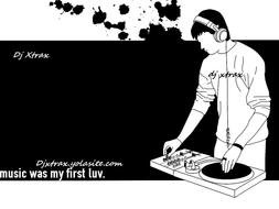 Music DJ Clip Art drawing