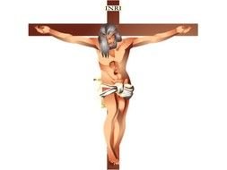 Jesus Christ On The Cross drawing