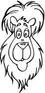 Koozie King Of The Jungle drawing