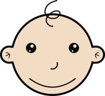 Baby Face Clip Art N6