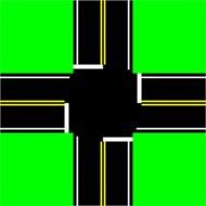 Street Intersection Clip Art N3