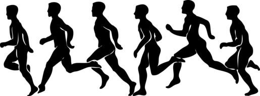 Exercise Running Clip Art drawing