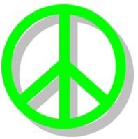 Peace Sign Vector Clip Art