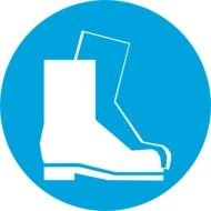 Clipart of Safety Footwear signs