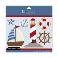 Nautical Baby Shower Clip Art N10