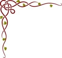Flower Border Clip Art N84