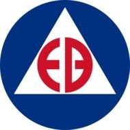 Blue Triangle With Circle Logo