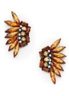 Jeweled Wing Earrings