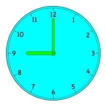 Clock Clip Art N113