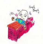 Humpty Dumpty as a illustration