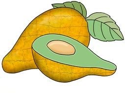 Tropical Fruit Clip Art N9