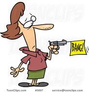 Cartoon Shooting Gun N5