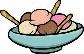 Cartoon Ice Cream Bowl N2