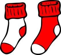White Socks Clip Art N2