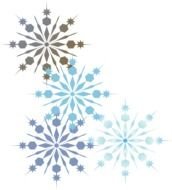 Snowflake Border Clip Art N11