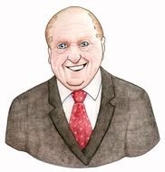 portrait of Thomass Monson, American religious leader