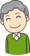 funny old face drawing