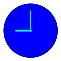 Analog Clock Clip Art N16