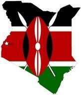 clipart of the Kenya Flag