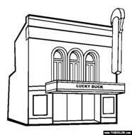 Movie Theater Coloring Pages