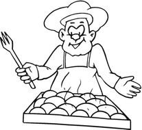 Cooking Coloring Pages N2