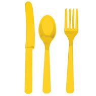 gold Fork Knife Spoon drawing