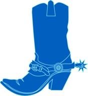 Blue Cowboy Hat Clip Art N3