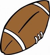 Printable Football drawing