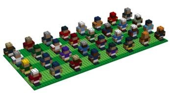 LEGO Football Players drawing