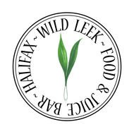 round logo of wild leek bar