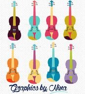 Violin Clip Art N45