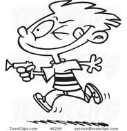 Cartoon Boy Drawing N2