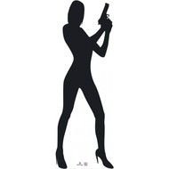 Girl With Gun Silhouette N5
