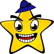 Starry Night Star By Nicubunu Happy Stars And Moon For A Sky
