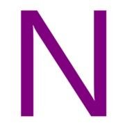 Purple Letter N N2
