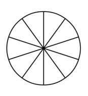 1 10 Fraction Circle