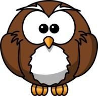 Cartoon Owl Clip Art drawing