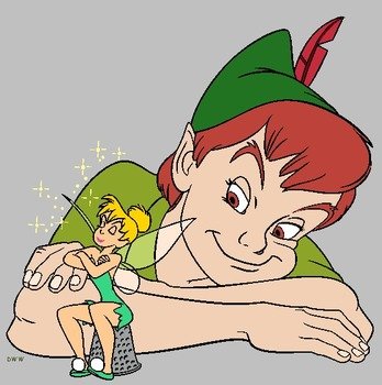 Peter Pan And Tinkerbell Clip Art
