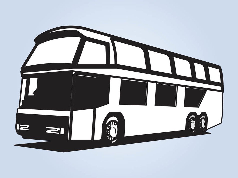Decker Bus drawing