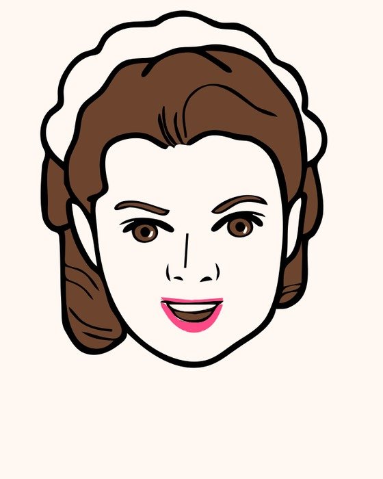 Face Avatar Woman Female Waitress 2 By Sakisaki